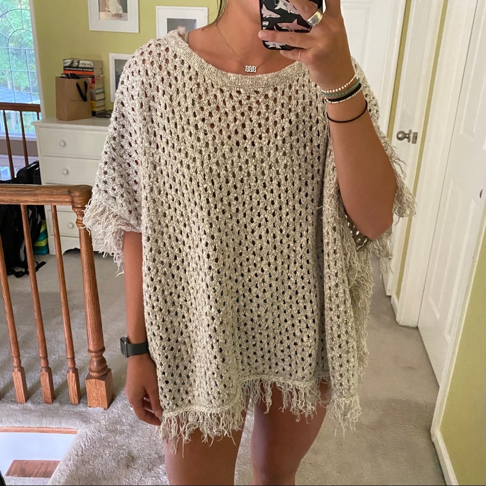 Roxy Beachy Knit Poncho
